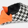 Chaussettes - JAPAN MADE Reversible room shoes / Houndstooth × Micro Boa - MERIPPA