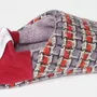 Chaussettes - JAPAN MADE Reversible room shoes / Broken stripes × Nep wool - MERIPPA