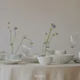 Platter and bowls - Flower dishes 3type - MUJAGI