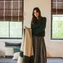 Plaids - Omaha Stripe couverture décorative, housse coussin déco & plaid - LIBECO HOME