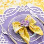 Everyday plates - 3D white flower napkin rings, set of 4 - TIME FOR TEA