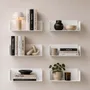 Objets de décoration - Étagère pour livre 45 x 15 cm - Lot de 2 - TEEBOOKS