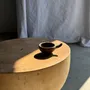 Ceramic - Mini incense cup with small handle D4 D7 - OFFICE OBJETS
