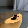 Ceramic - Mini incense cup with small handle D4 D7 - OFFICE OBJETS