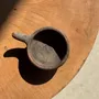 Ceramic - Mini incense cup with small handle D4 D7 - OFFICE OBJETS