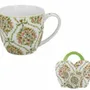 Tea and coffee accessories - mug with paper sleeve Fiori - KARENA INTERNATIONAL
