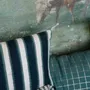 Cushions - Ikat vetiver cushion cover - BONCOEURS