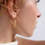 Bijoux - BOUCLES D'OREILLES DORÉES EMBOLIC MOYENNES - JOIDART