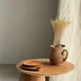 Table mat - Rectangular monoxyl teak cutting board with extended handle - OFFICE OBJETS