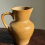 Carafes - Large orange stoneware ball jug H20 - OFFICE OBJETS
