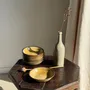 Carafes - Vintage beige speckled stoneware bottle H31 - OFFICE OBJETS