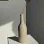 Carafes - Vintage beige speckled stoneware bottle H31 - OFFICE OBJETS