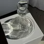 Carafes - Vintage decanter carafe with round cap H27 - OFFICE OBJETS
