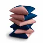 Coussins textile - Dawn 5 — Shell Pink / Ocean / Light Blue, 40×40 cm - SOFEN