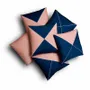 Coussins textile - Dawn 5 — Shell Pink / Ocean / Light Blue, 40×40 cm - SOFEN