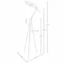 Floor lamps - Black steel floor lamp - ANGEL CERDÁ