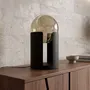 Lampes à poser - Lampe de table en verre fumé ambré et acier noir - ANGEL CERDÁ