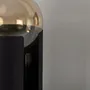 Lampes à poser - Lampe de table en verre fumé ambré et acier noir - ANGEL CERDÁ