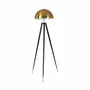 Lampadaires - Lampadaire en acier poli doré et acier noir - ANGEL CERDÁ