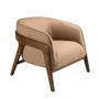 Armchairs - Brown leather armchair - ANGEL CERDÁ