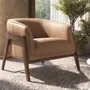 Armchairs - Brown leather armchair - ANGEL CERDÁ
