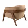 Armchairs - Brown leather armchair - ANGEL CERDÁ