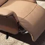 Sofas - Brown leather swivel relax armchair - ANGEL CERDÁ