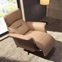 Sofas - Brown leather swivel relax armchair - ANGEL CERDÁ