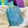 Cushions - Velvet yoga blue velvet hot water bottle - NOÏ