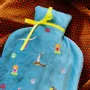 Cushions - Velvet yoga blue velvet hot water bottle - NOÏ