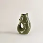Objets de décoration - Carafe GlouGlou Kaki Brillant - CHAROLLES