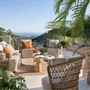 Lawn armchairs - OUTDOOR ARMCHAIR ISQUIA - CRISAL DECORACIÓN