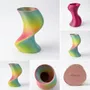 Vases - Vase "BAILE", TROPICAL (lime|pink|turquoise) - AUURA