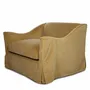 Chairs for hospitalities & contracts - Ascot Cushion Loveseat | Armchair - CREARTE COLLECTIONS
