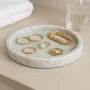 Decorative objects - Carrara Marble Plate – Decorative Tray in Natural Stone - KALU CREATIONS