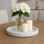 Decorative objects - Carrara Marble Plate – Decorative Tray in Natural Stone - KALU CREATIONS