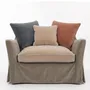 Chairs for hospitalities & contracts - Ascot Cushion Loveseat | Armchair - CREARTE COLLECTIONS