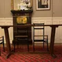 Dining Tables - "Tsumugi" Reception / Dining Table in solid black walnut - LES ATELIERS VAU FONTAINE