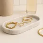 Decorative objects - Little OVO – Sculptural Decorative Tray in Marble and Travertine - KALU CREATIONS
