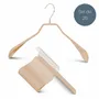Office furniture and storage - MAWA metal hanger for jackets black 42cm pack of 25 - MAWA