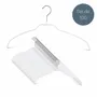 Office furniture and storage - MAWA lightweight metal top hanger black 42cm pack of 100 - MAWA