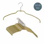 Office furniture and storage - MAWA lightweight metal top hanger black 42cm pack of 100 - MAWA