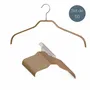 Office furniture and storage - MAWA metal top hanger for shirts black 41cm pack of 50 - MAWA