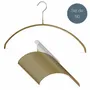 Office furniture and storage - MAWA metal hanger for tops black 40cm pack of 50 - MAWA