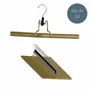 Office furniture and storage - MAWA metal clip hanger for trousers black 36cm pack of 30 - MAWA