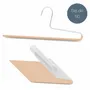 Office furniture and storage - MAWA non-slip metal trouser hanger black 35cm pack of 50 - MAWA