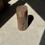 Coffee tables - Brown petrified wood side table H46 D29 - 3338 - OFFICE OBJETS
