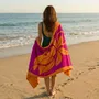 Bags and totes - Beach towel with integrated cushion model TETIAROA - NAPAPAYA
