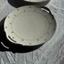 Assiettes de réception - Plat ou plateau à tarte Nico Digoin Sarreguemines anses D29 - OFFICE OBJETS