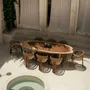 Chaises - Chaise Trépied Naturelle en teck et corde - DESIGN TRIP